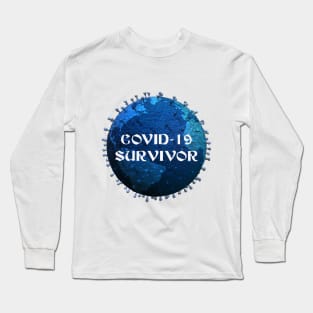 Covid-19  //  Corona Survivor Long Sleeve T-Shirt